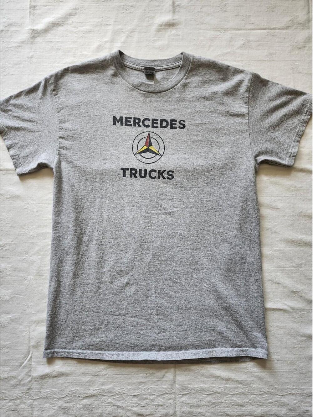Mens Mercedez Trucks Logo T Shirt Size Medium Cotton